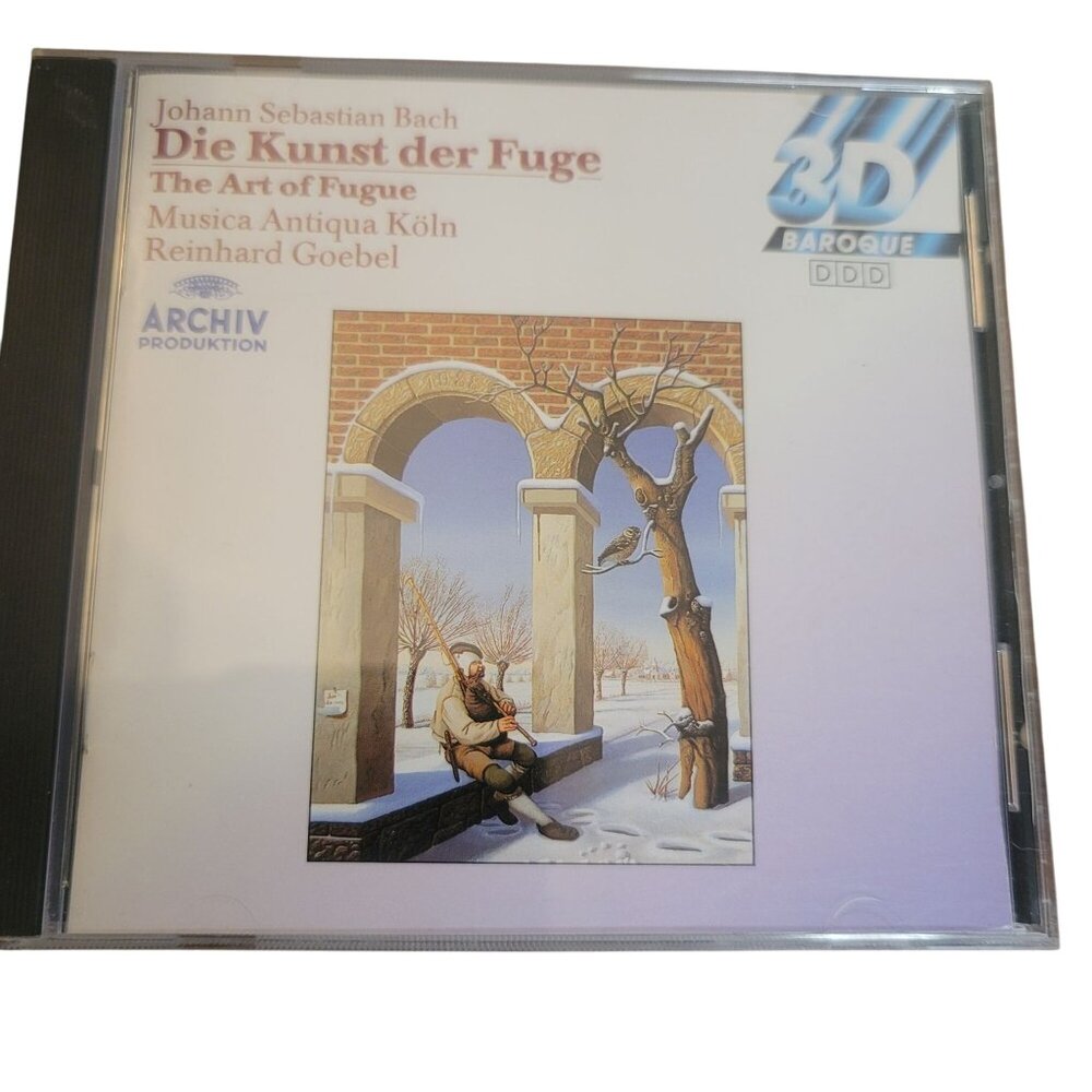 Johann Sebastian Bach Die Kunst Der Fuge CD Reinhard Goebel Musica Antiqua Köln